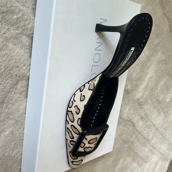 Manolo Blahnik leopard Maysale - Picture 5 of 5
